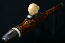 Bocote Native American Flute, Minor, Mid G-4, #E42K